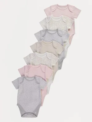 Benkica me Mëngë të Shkurtra me Print “Leopard” – Paketë me 7 copë