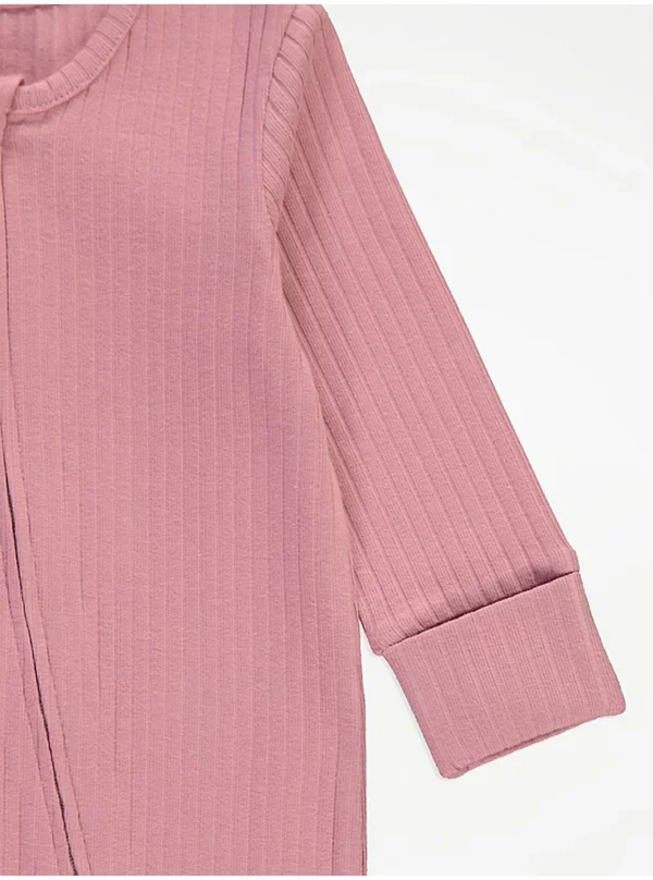 Bodi për gjumë me zinxhir, material i butë me rripa – Paketë 5 copë, ngjyrë rozë