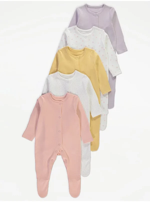 Pizhama me mëngë të gjata, paketë me 5 copë