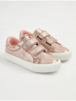 Atlete me dy rripa, ngjyrë rozë ari me shkëlqim