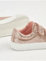 Atlete me dy rripa, ngjyrë rozë ari me shkëlqim