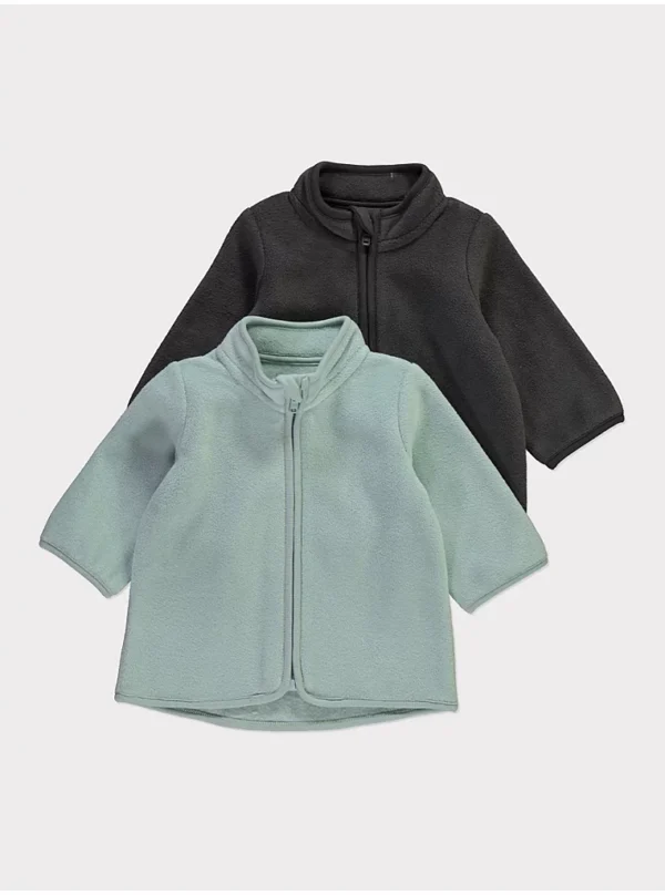 Set me 2 copë: Xhup me zip dhe pantallona jogger prej fleece