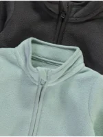 Set me 2 copë: Xhup me zip dhe pantallona jogger prej fleece