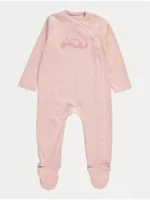 Kostum gjumi me mëngë të gjata, rozë, me njolla