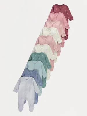 10 Pizhama me dizajn lulesh dhe pika, me mbyllje me zinxhir