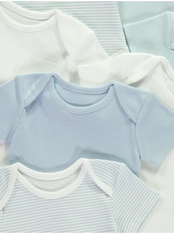 Body blu me mëngë të shkurtra – paketë 10 copë