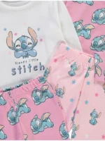 Set 2 pizhamesh rozë me, mëngë të gjata