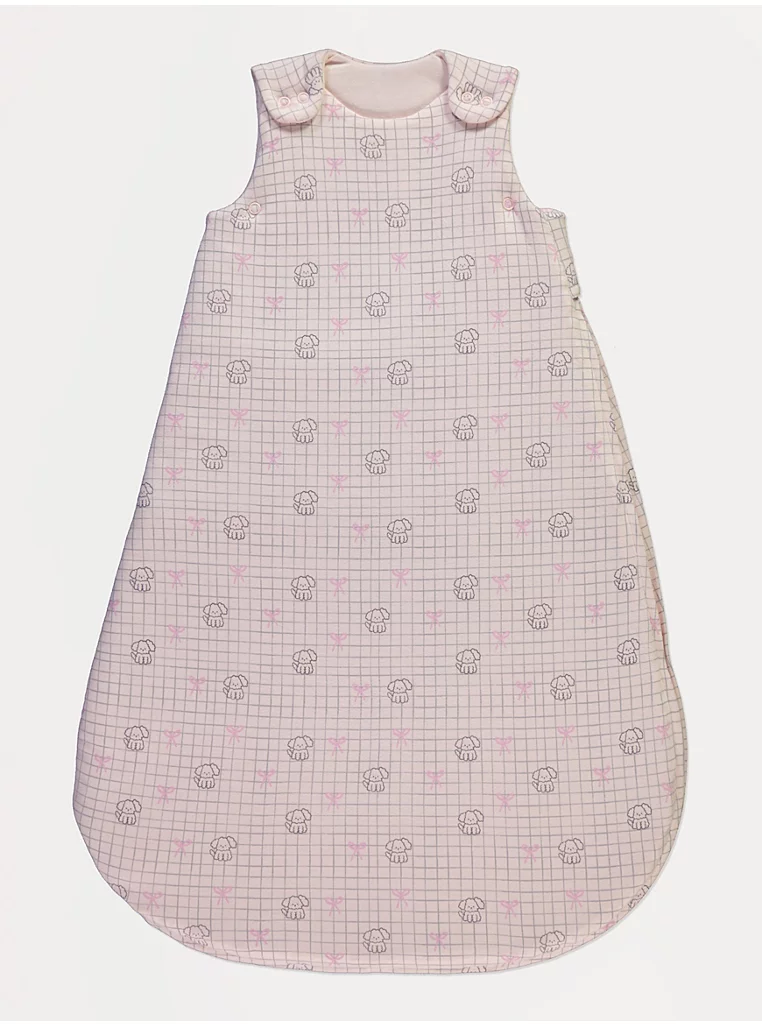 Çantë gjumi Pink Puppy me fjongo, 3.5 tog