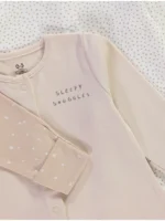 Kostume gjumi ngjyrë neutrale – paketë me 3 copë