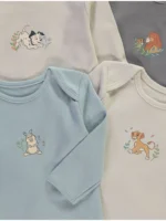 Komplete bodysuit Disney Classics me mëngë të gjata, paketë me 7 copë