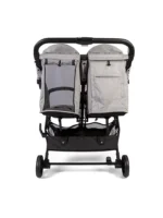 Karrocë binjakesh Push Me Dubl – Gri