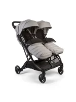 Karrocë binjakesh Push Me Dubl – Gri