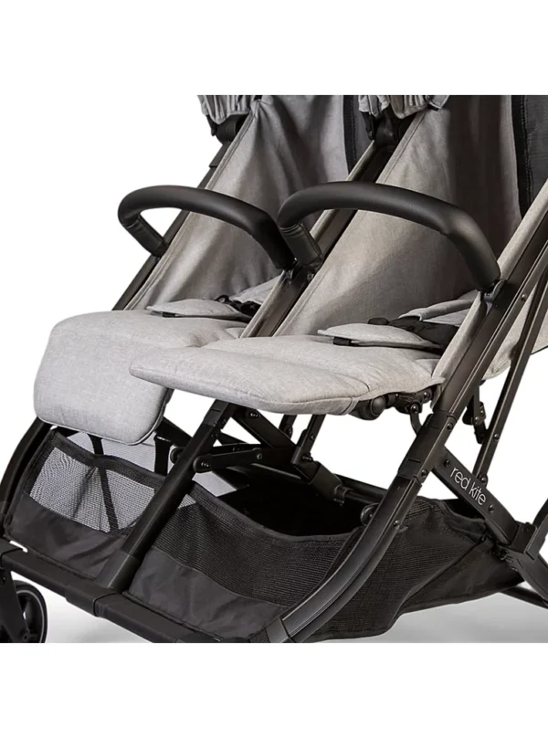 Karrocë binjakesh Push Me Dubl – Gri