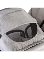 Karrocë binjakesh Push Me Dubl – Gri