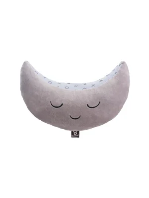 Jastëk udhëtimi / mbështetëse koke me rrip sigurie Benbat Mooni – Gri