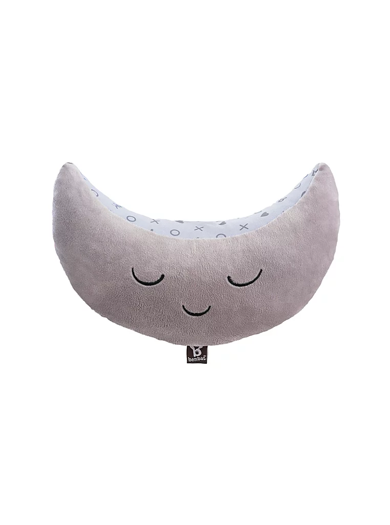Jastëk udhëtimi / mbështetëse koke me rrip sigurie Benbat Mooni – Gri