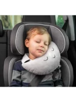 Jastëk udhëtimi / mbështetëse koke me rrip sigurie Benbat Mooni – Gri