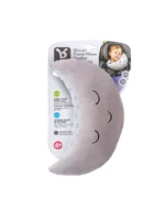 Jastëk udhëtimi / mbështetëse koke me rrip sigurie Benbat Mooni – Gri