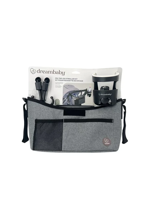 Set karroceje On the Go të Dreambaby – Xhins gri (Grey Denim)