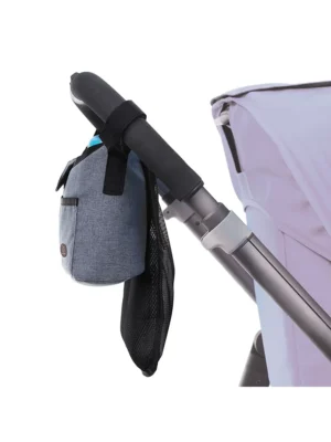 Set karroceje On the Go të Dreambaby – Xhins gri (Grey Denim)