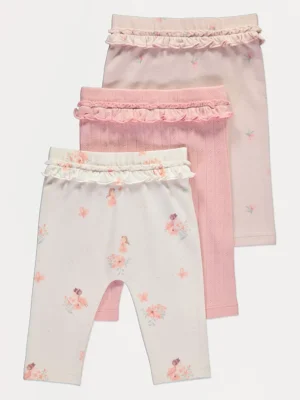 “Geta rozë me motive lulesh dhe pala, 3 copë”