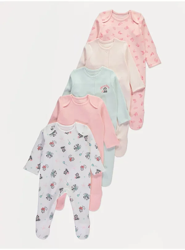 Paketë prej 5 fliçesh me mëngë të gjata “Disney Aristocats