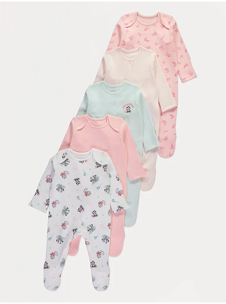 Paketë prej 5 fliçesh me mëngë të gjata “Disney Aristocats