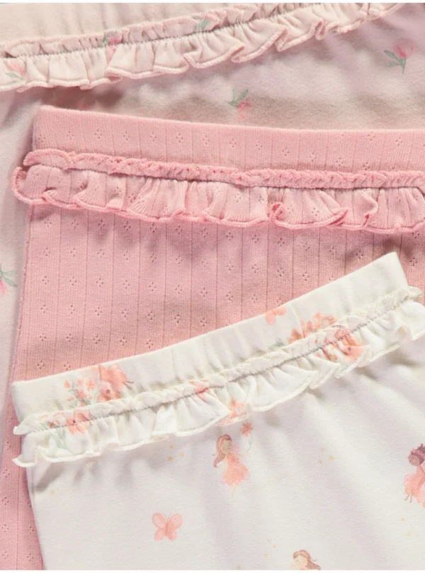 “Geta rozë me motive lulesh dhe pala, 3 copë”