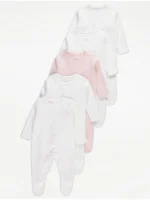 Pizhame për bebe me zemra të vogla – paketë me 5 copë