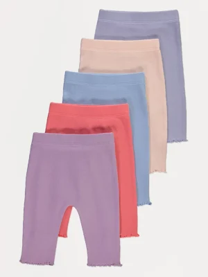 Geta të ndritshme me teksturë rib – paketë 5 copë