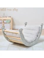 Jastëk Tutti Bambini për kornizë Pikler, ngjyrë Mushroom (kërpudhë)