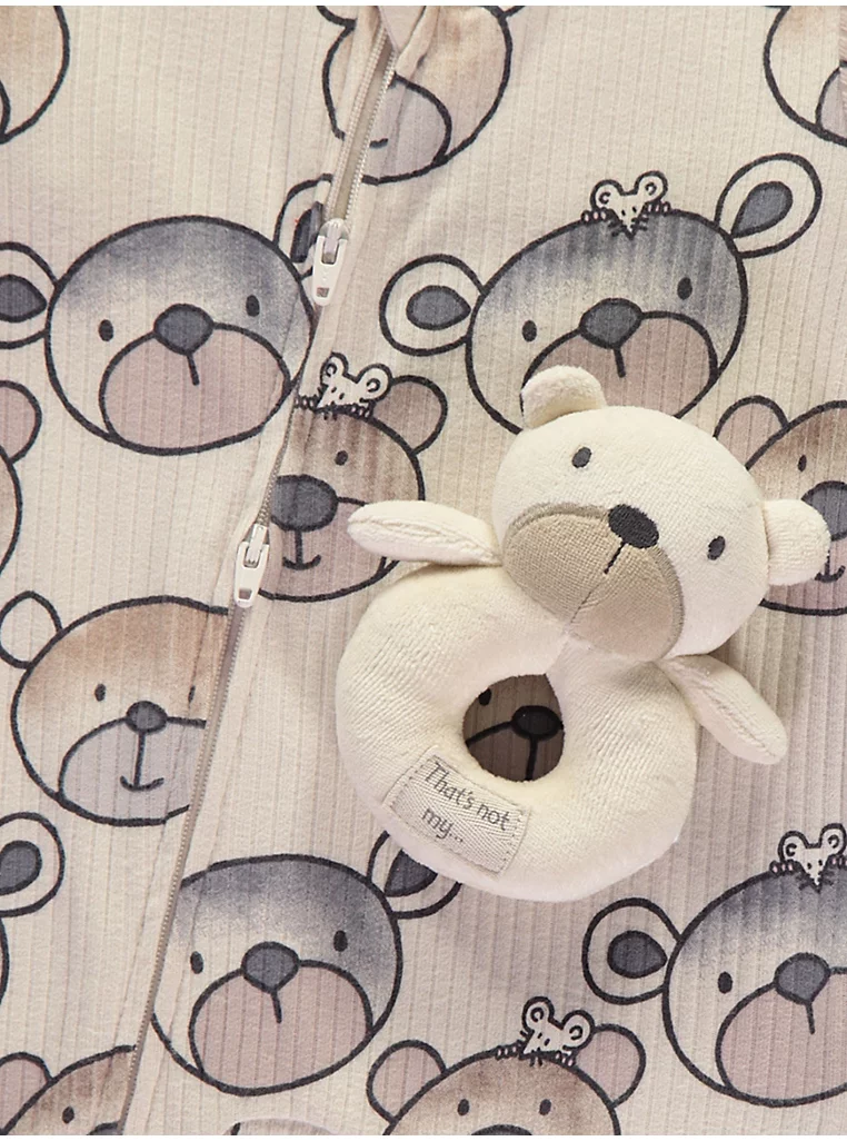 Kombinezon gjumi me zinxhir “That’s Not My…” me ari dhe lodër zhurmuese