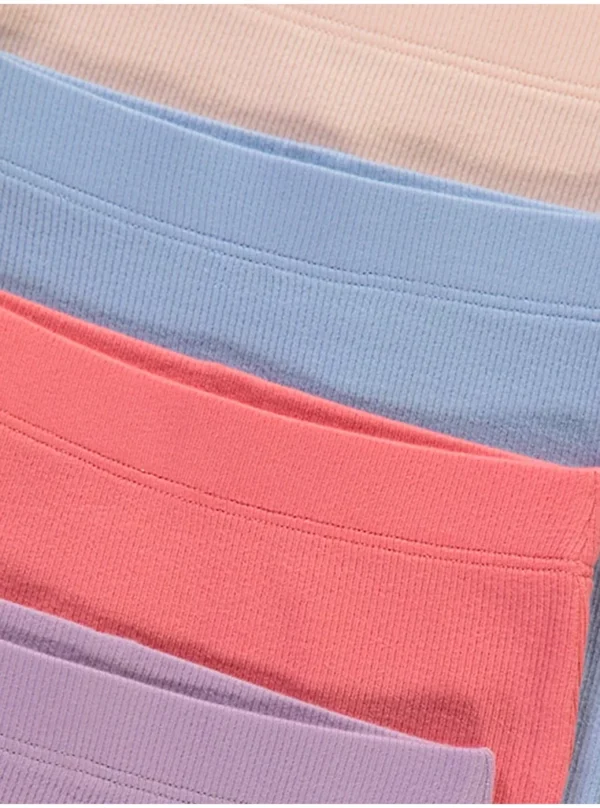 Geta të ndritshme me teksturë rib – paketë 5 copë