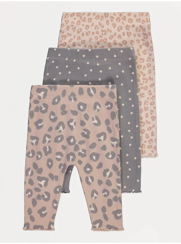 Geta me motive kafshësh në ngjyra neutrale, set me 3 palë