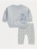 Set bluze dhe pantallona sportive blu me Disney Minnie Mouse