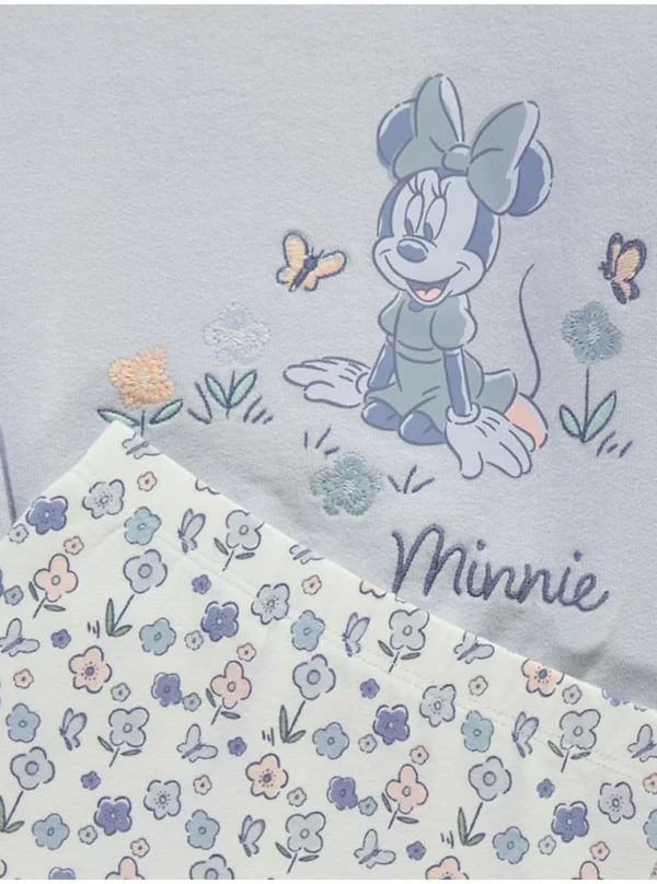 Set bluze dhe pantallona sportive blu me Disney Minnie Mouse