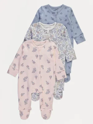 Pako 3 copë rroba gjumi me zinxhir me motive florale