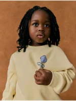 Set bluzë dhe tuta me grafikë “Explorer” në pjesën e pasme