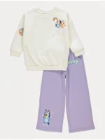Set Bluey me bluzë ylberi dhe pantallona joggers të gjera