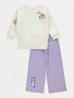 Set Bluey me bluzë ylberi dhe pantallona joggers të gjera