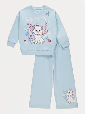 Set Disney Aristocats Marie me bluzë dhe pantallona joggers